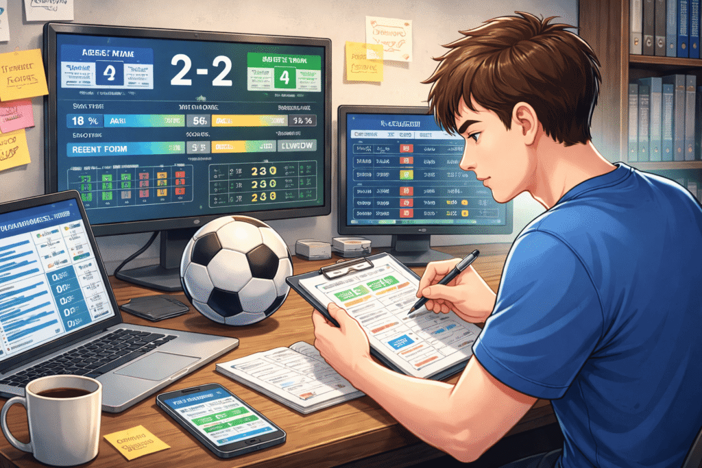 วิธีดูสถิติบอลก่อนแทง