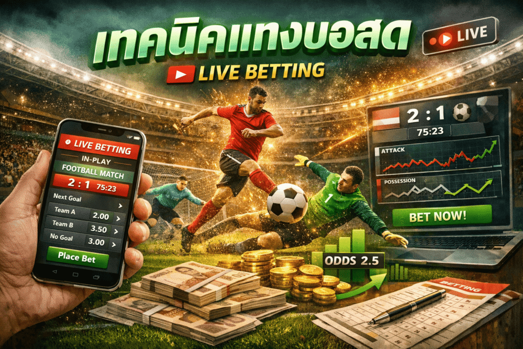 เทคนิคแทงบอลสด