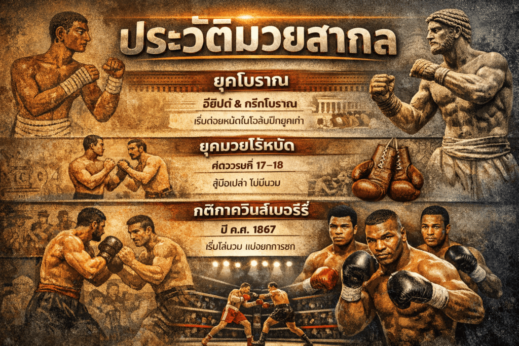 ประวัติมวยสากล