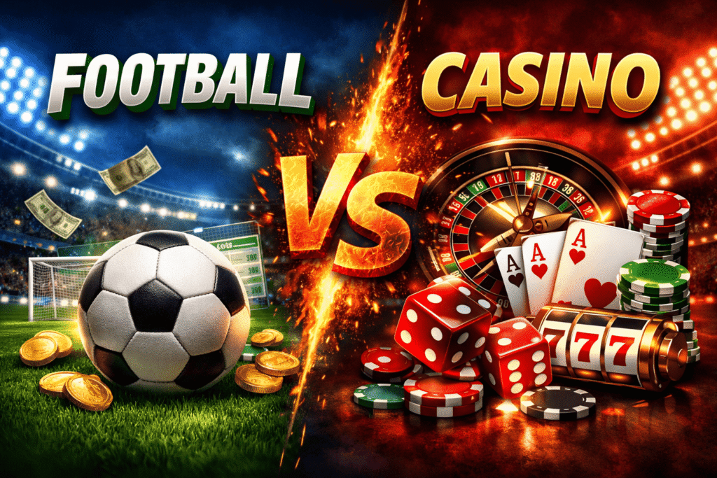 แทงบอล vs คาสิโน