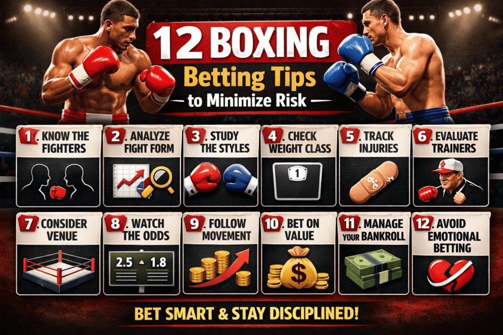 12 สูตรแทงมวยลดความเสี่ยง