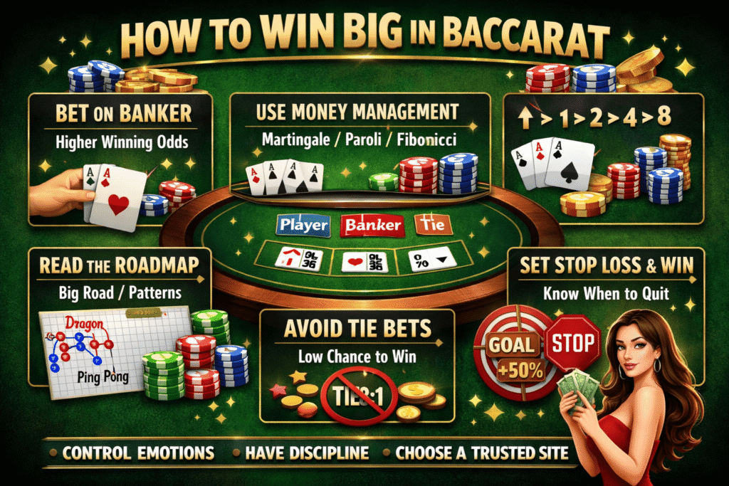 เทคนิคแทงบาคาร่าให้รวยเร็ว