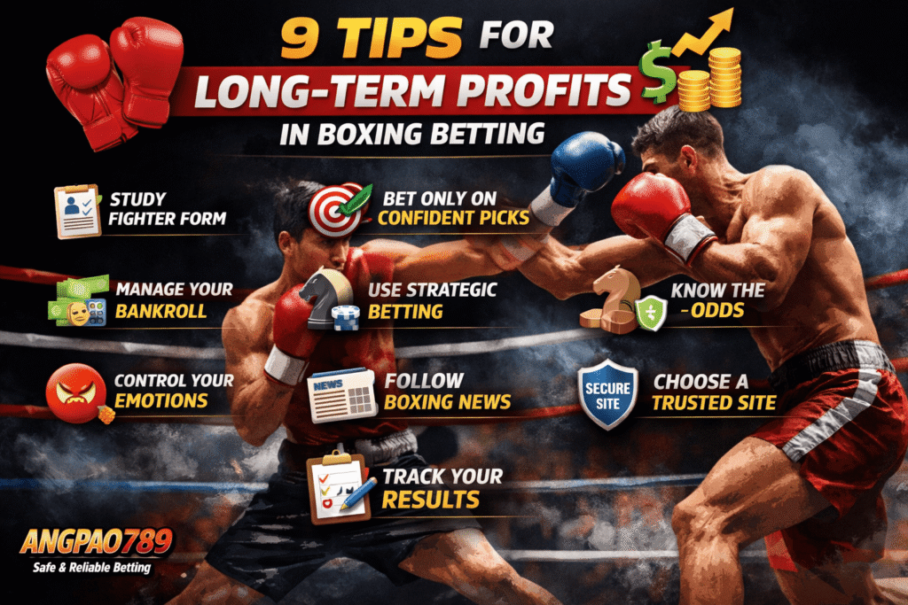 9 วิธีแทงมวยให้ได้กำไร