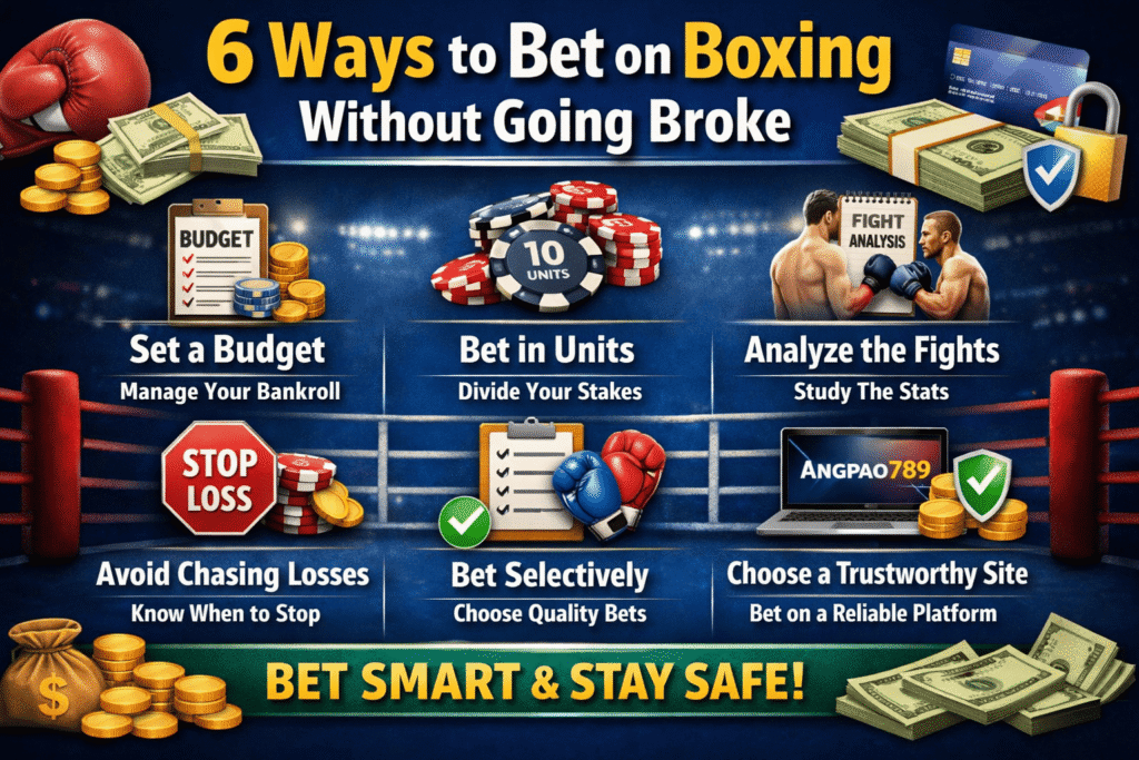 6 วิธีแทงมวยให้ไม่หมดตัว