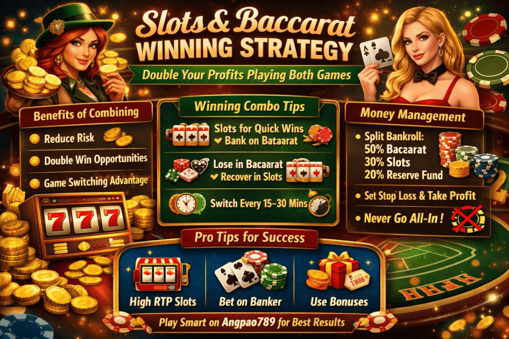 เทคนิคเล่นสล็อตควบคู่บาคาร่า