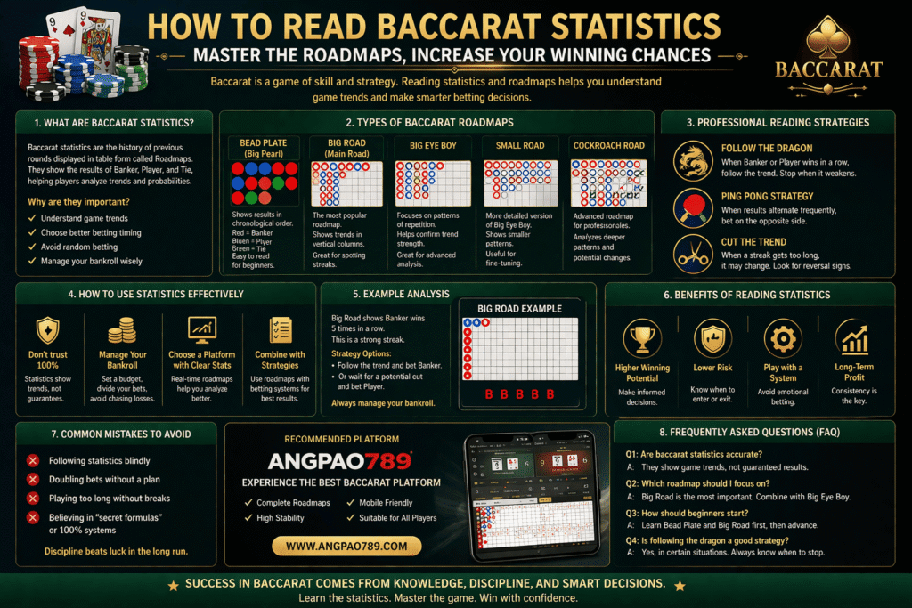 วิธีดูสถิติเกมบาคาร่า