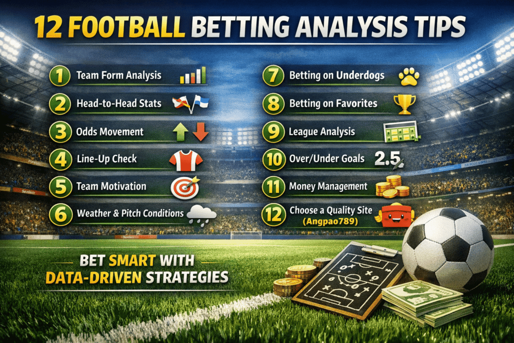 สูตรแทงบอลสายวิเคราะห์