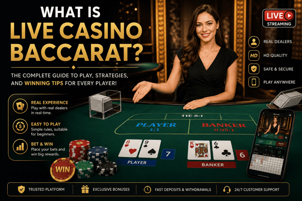 บาคาร่า Live Casino คืออะไร
