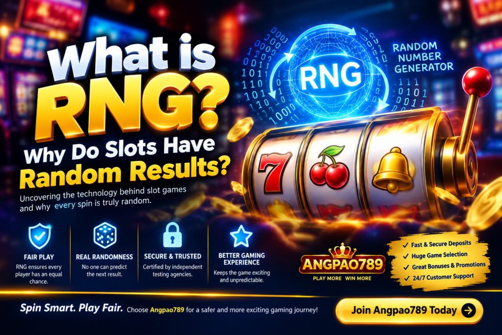 RNG คืออะไร ทำไมสล็อตถึงสุ่มผลลัพธ์